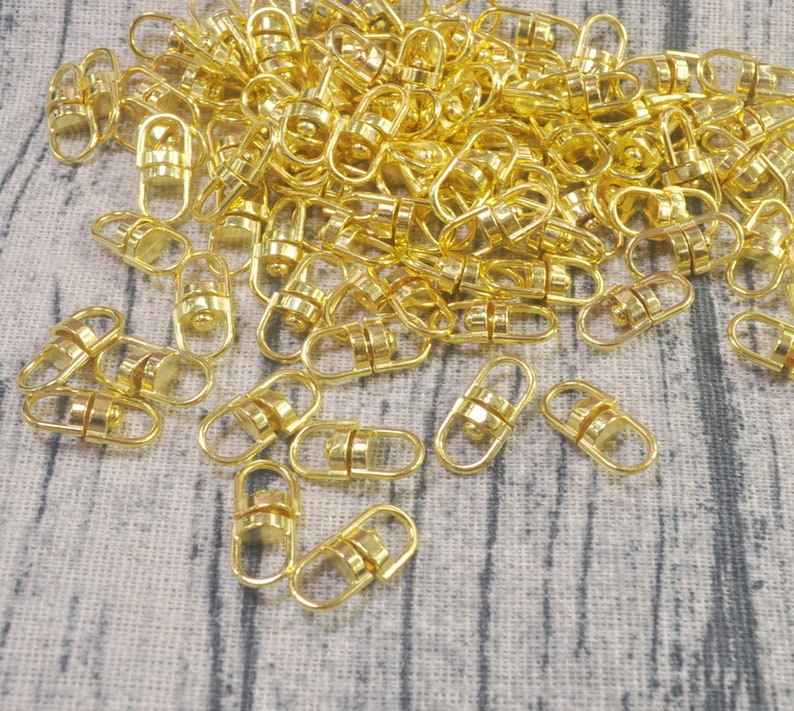 30pcs Swivel Ring Gold Plated Connectors Swivel Connectors Etsy