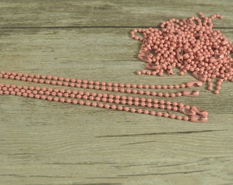 Set of 20/50pcs 4.5 Inch White Ball Chain,2.3mm Ball Keychain, Hang Tag ...