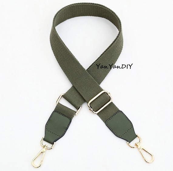 55 Adjustable Army Green Bag Strap,3.8cm Width Crossbody Strap, PU Leather  Purse Handle Chain, Shoulder Handbag Strap,replacement Strap -  Canada