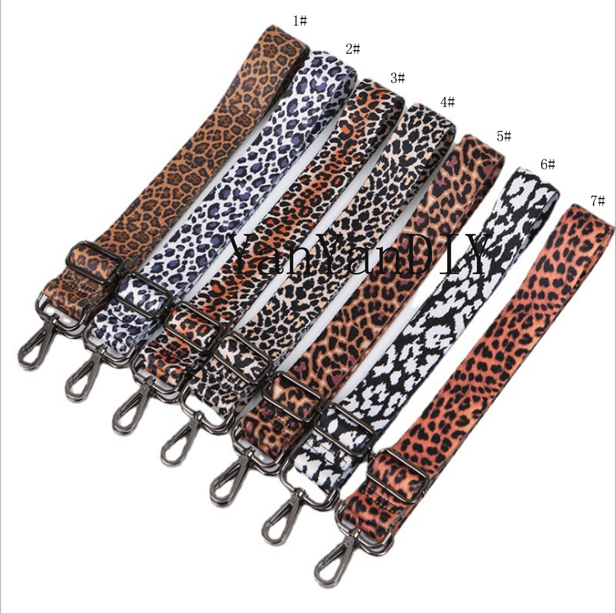 7colors55 Adjustable Bag Strap1.5 Width Leopard - Etsy