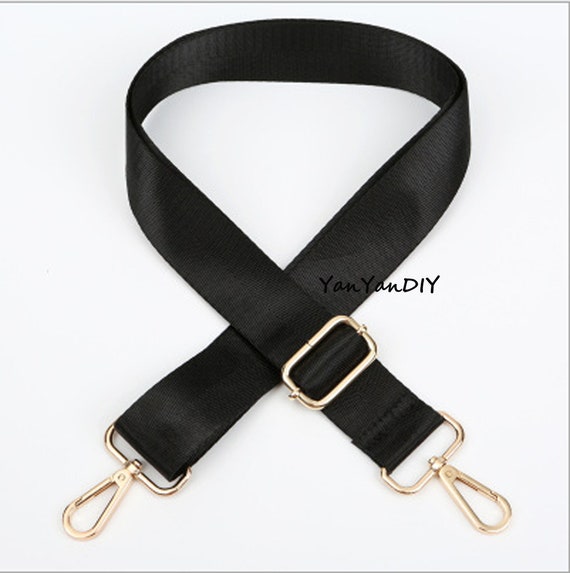 New style Ethnic Strap，Black Purse Strap,Crossbody Bag Chain Strap，Handbag  Handle Chain,Nylon Belt,Adjustable 55 Inches Long,1.5 Width