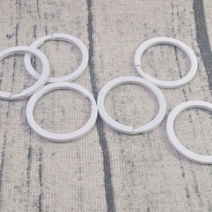 103050pcs Wholesale Key Ring Findings,Colorful Blank Split Rings,Key Chain Supply,Circle Round Keychain,Split Rings,30mm 画像 6