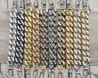 10 Colors,Shoe Chains,Shoe Clip,Shoes Charms, UV Chain with Rhinestone for Shoes,Acrylic link chain,Shoe Decoration,Shoe Charm Gift