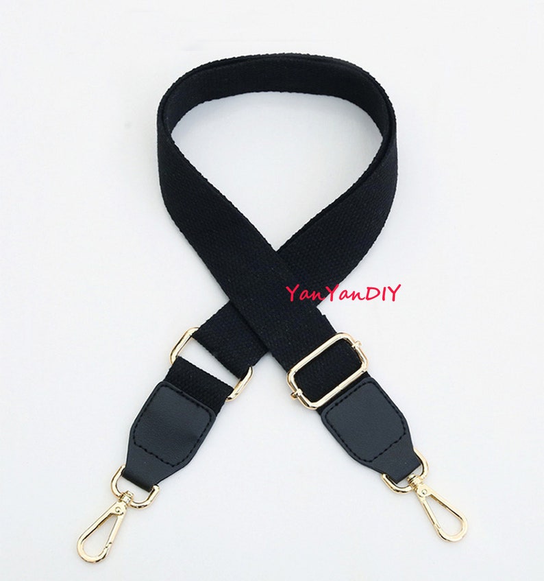 55 Adjustable Solid Color Bag Strap,3.8cm Width Crossbody Strap, PU Leather Purse Handle Chain, Shoulder Handbag Strap,Replacement Strap image 7