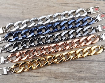 Shoe Chains,Shoe Clip,Shoes Charms,Gold/Silver/Rose Gold/GunBlack/Navy UV Chain for Shoes,Acrylic link chain,Shoe Decoration,Shoe Charm Gift