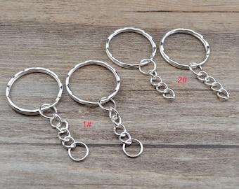 5,10,30,60,100pieces Silver Plated Keyring Split Ring 5,10,30,60,100pieces Silver Plated Keyring Split Ring