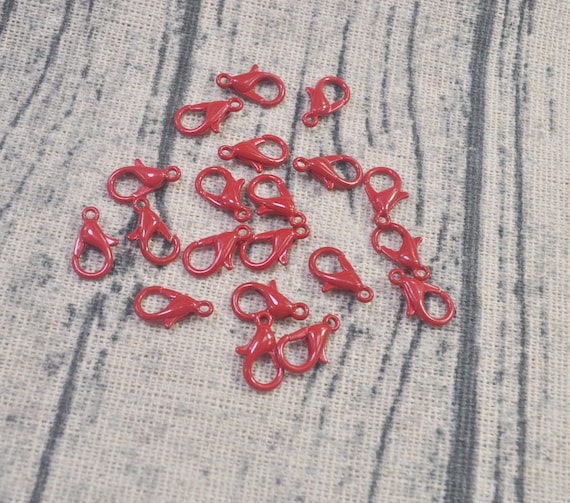 100pcs Silver Plated Lobster Claw Clasps 14x7mm – Jewelry Making Findings, Bulk Wholesale Lot