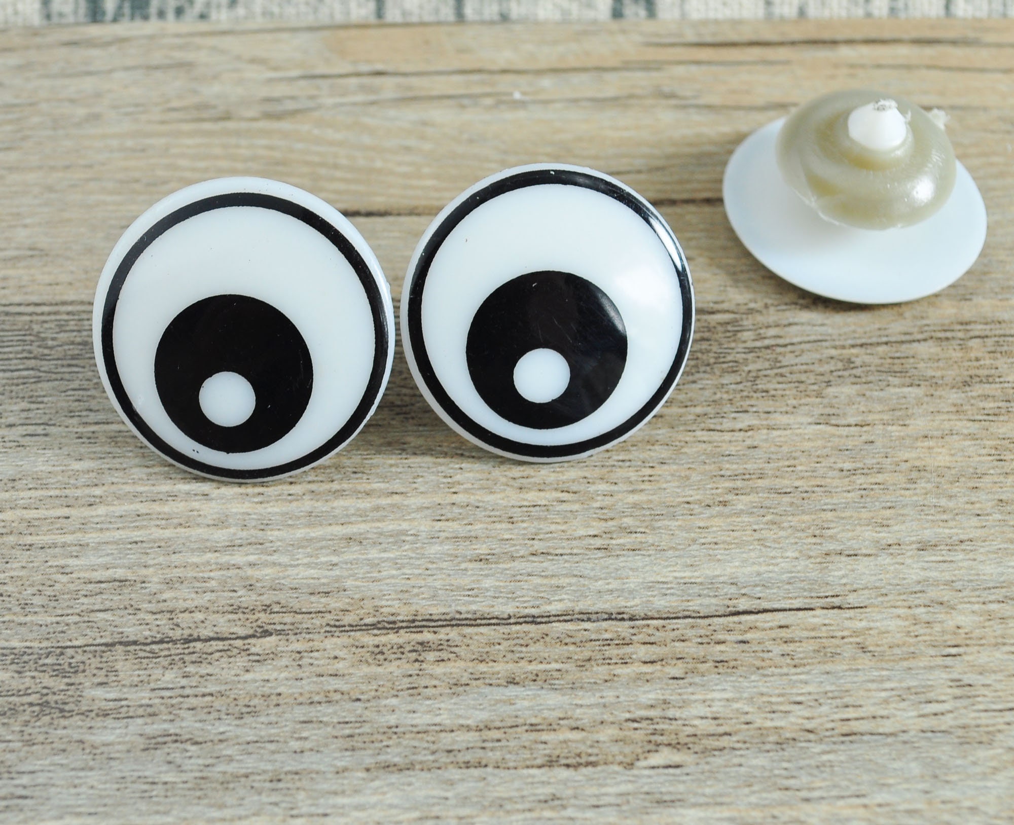 10 PAIR Eye Lids Choose Size 8mm to 27mm Snap on Back of Safety Eyes for  Teddy Bear Doll Crafts Plush Animals Fantasy Creatures EL-1 