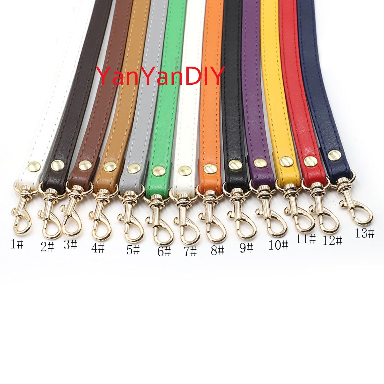 PU Leather Adjustable Shoulder Strap13 Color Leather - Etsy