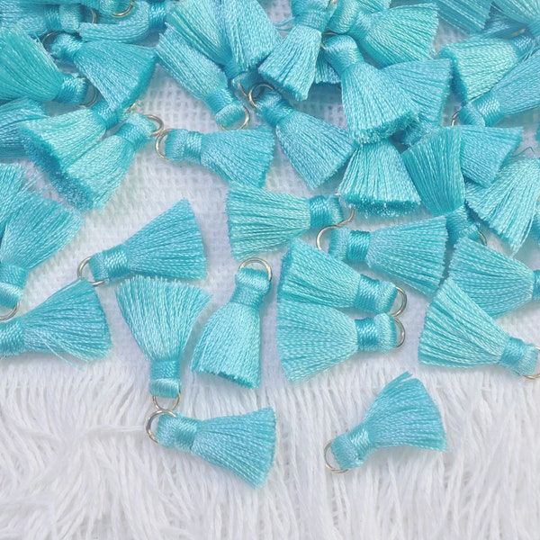 Turquoise Tassels Etsy