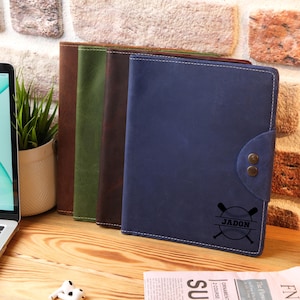 Portafolio personalizado con cremallera Portafolio de cuero, Funda de diario de cuero A5, Portafolio de cuero personalizado, Portafolio de cuero grabado