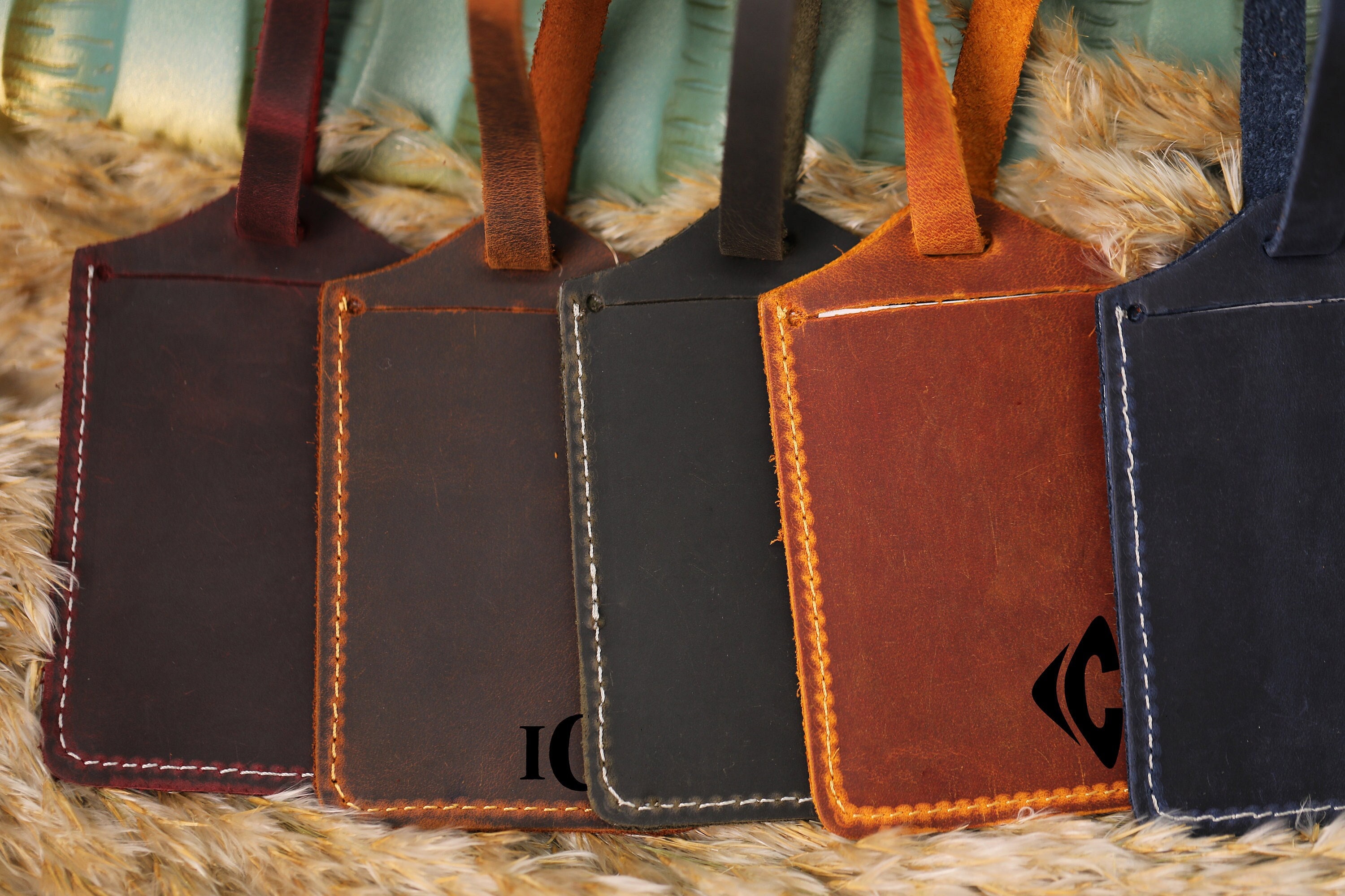 Leather Luggage Tags, Groomsmen Gifts, Luggage Tag Favor, Luggage Tags