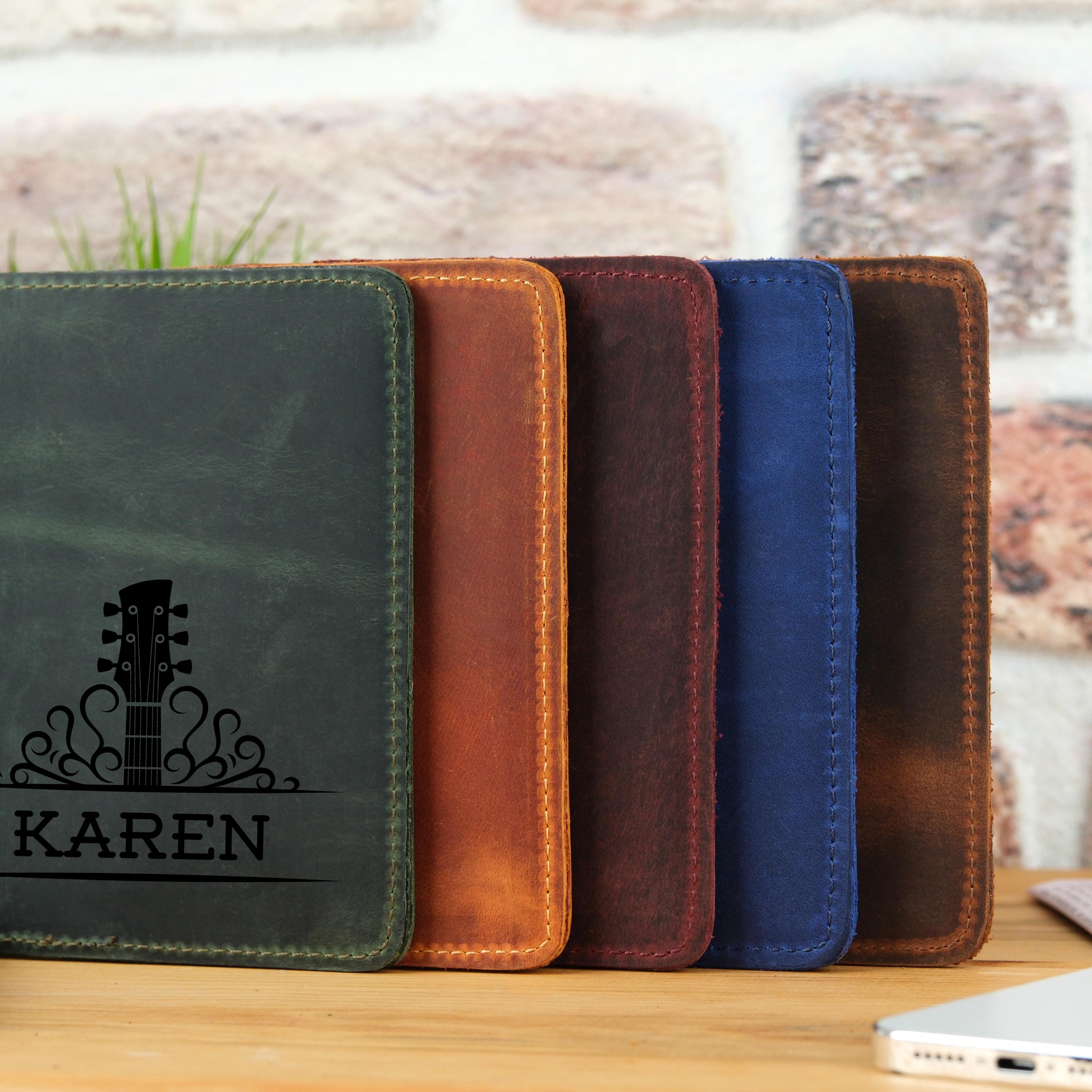 Funda de pasaporte de cuero personalizada para hombres y mujeres, Funda de pasaporte de cuero, Porta pasaporte de cuero, Billetera para pasaporte, Estuche para pasaporte personalizado