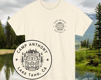 Vintage Family Camping Trip Shirt, Custom Camping Tee, Outdoor Mountain Matching Family T-shirt, Retro Lake Themed Custom Tees