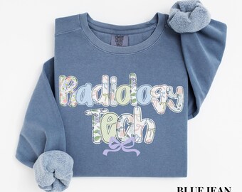 Radiology Tech Sweatshirt, Comfort Colors Rad Technologist Crewneck, Radiology Tech Gift, Radiology Student Graduation Gift