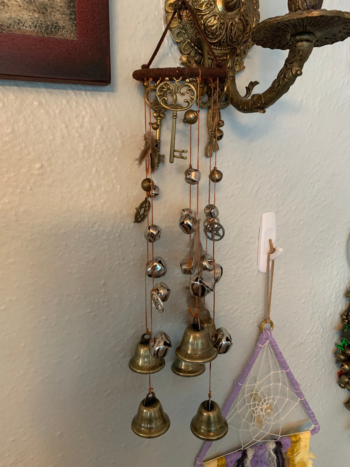 Witch bell chime Etsy