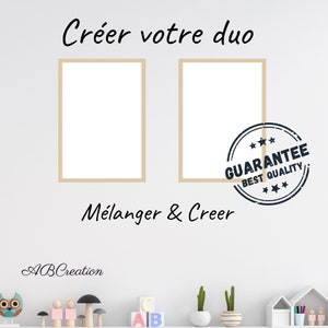 Duo Boho Style Poster Babyzimmer Deko Geburtsposter Regenbogen Sonne Terrakotta