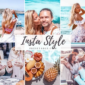 10 INSTA STYLE Lightroom Mobile & Desktop Presets / Blogger / Vlogger / Insta / Fresh / SUN / SoCal
