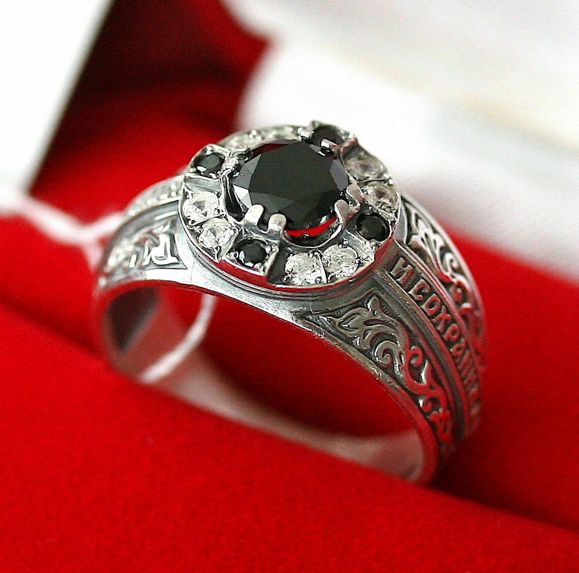 Men Russian Orthodox Ring Prayer Protective Ring.save and Etsy