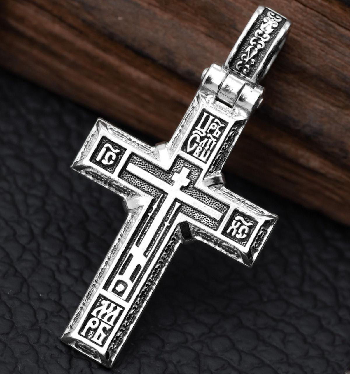 ジュエリー 男女兼用, ペンダント Etsy - necklace cross orthodox