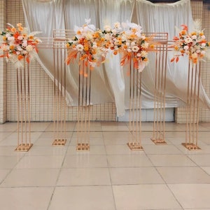 3 WEDDING ARCHES - Flowers, Metal Backdrop, Stands, Balloons, Showers, Quince, Boda, Sangeet, Photo Booth, Party Prop