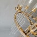9 Arm Large GOLD Metal Candelabra Wedding Centerpiece Acrylic Design ...