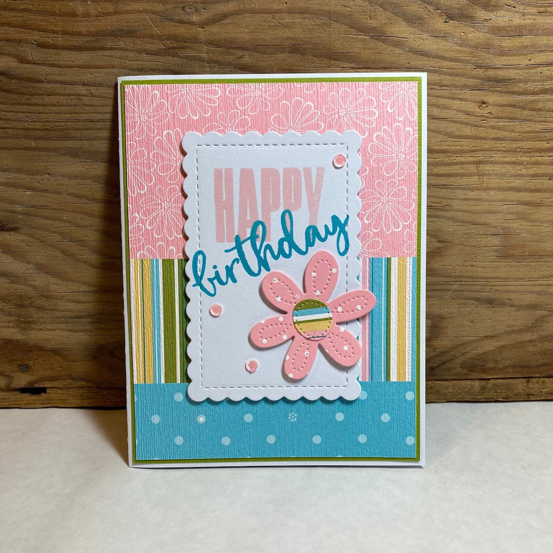Handmade Birthday Card Birthday Greeting Card Happy - Etsy