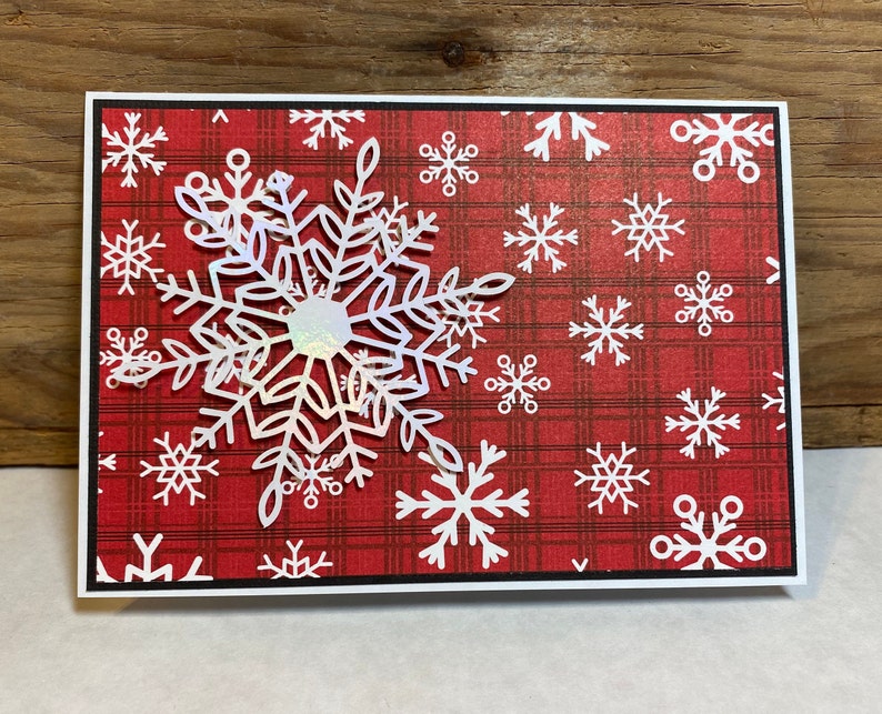 Carousel Card Filing Handmade Christmas Gift Card Holder - Snowflake Mini Card - Stampin' Up ...