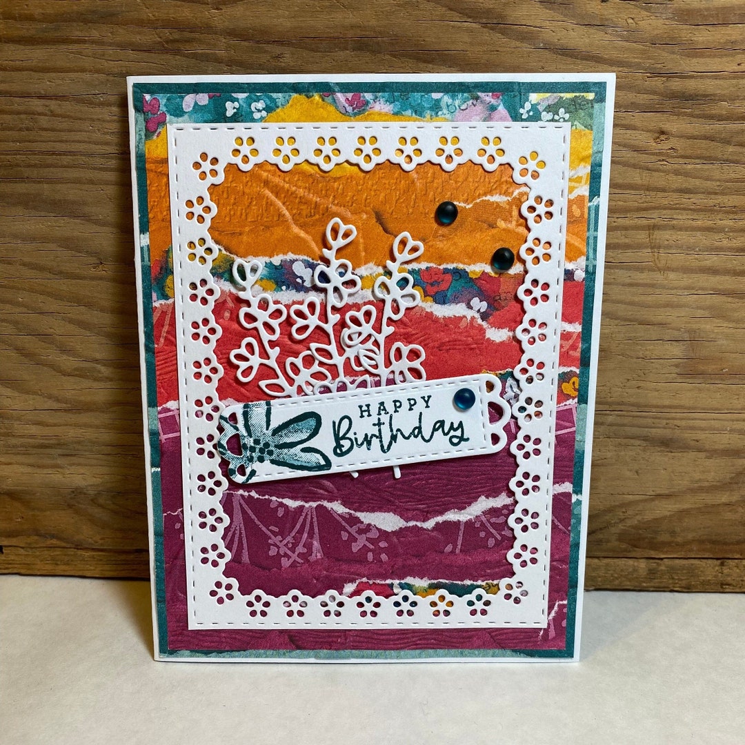 Handmade Happy Birthday Card Birthday Greeting Card - Etsy