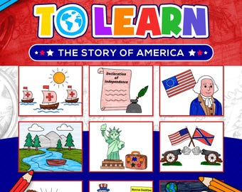 CC Cycle 3 History | How to Draw American History | Classical Homeschool Coloring Book
