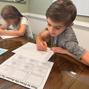 CC Cycle 3 History | How to Draw American History | Classical Homeschool Coloring Book image 3