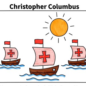 CC Cycle 3 History | How to Draw American History | Classical Homeschool Coloring Book image 11