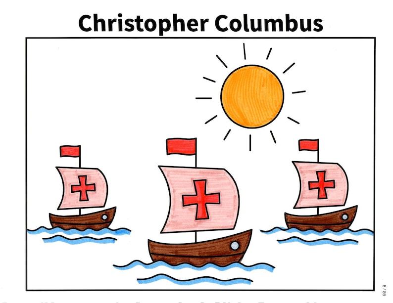 CC Cycle 3 History | How to Draw American History | Classical Homeschool Coloring Book image 11