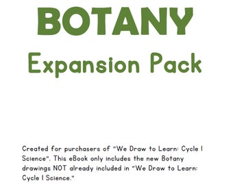 Botany Drawing Tutorials: Homeschool Expansion Pack (PDF Download)