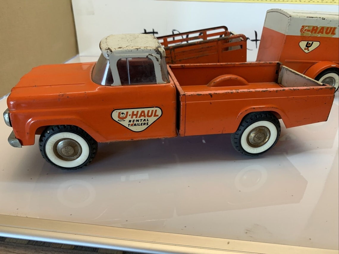 Vintage UHaul Die Cast Truck and Trailers by NYLINT Very Rare Etsy