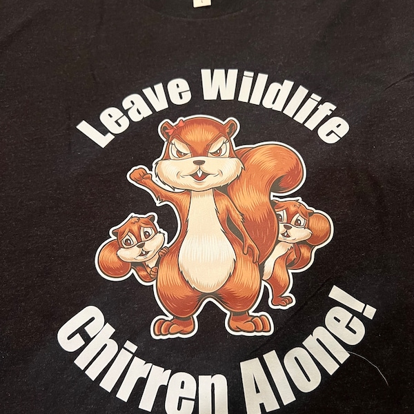 Leave Wildlife Children Alone! (FLASH SALE Black Edition)