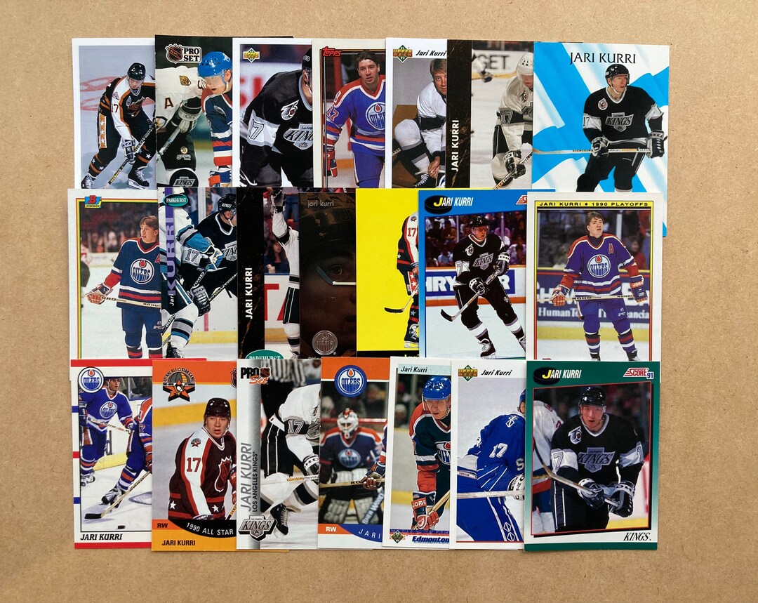 Lot of 21 Jari Kurri NHL Hockey Cards Etsy
