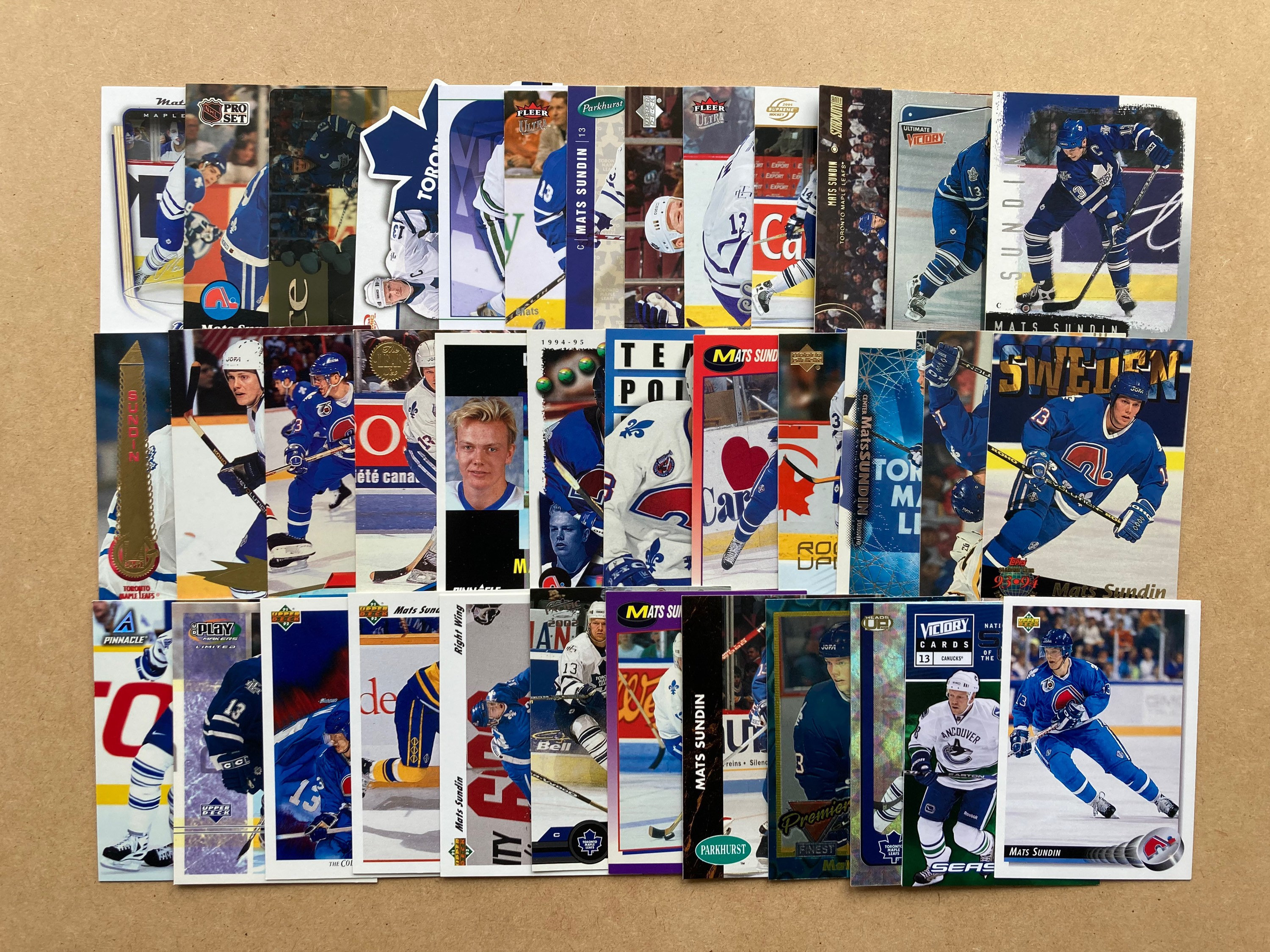 Lot of 37 Mats Sundin NHL Hockey Cards in Excellent Condition Finland gk12.cis.ksu.edu