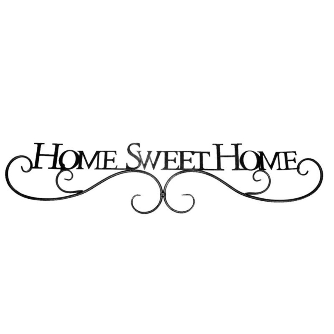 Home Sweet Home Metal Wall Sign Etsy