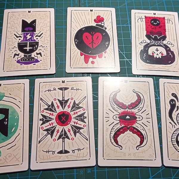 Cult Lamb Tarot Etsy