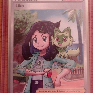 liko pokemon card Sprigatito Triple Star | CBB1C Gem Pack Vol. 1 Pokmon Liko HR KDJL-HR-001 Chinese