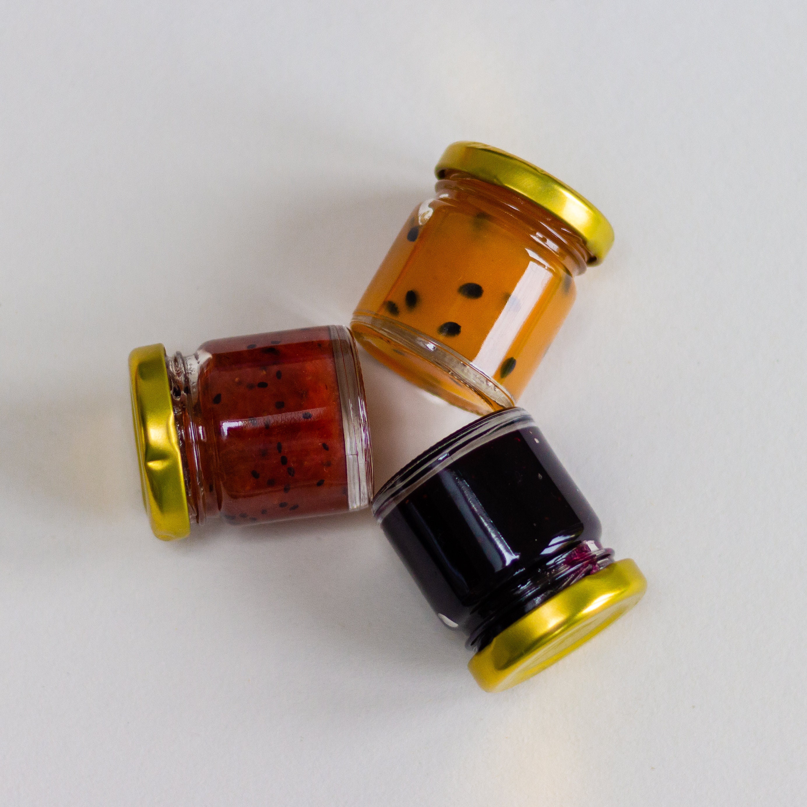 Mini Jam Gift Set Strawberry and Kiwi Mango and Passion Etsy