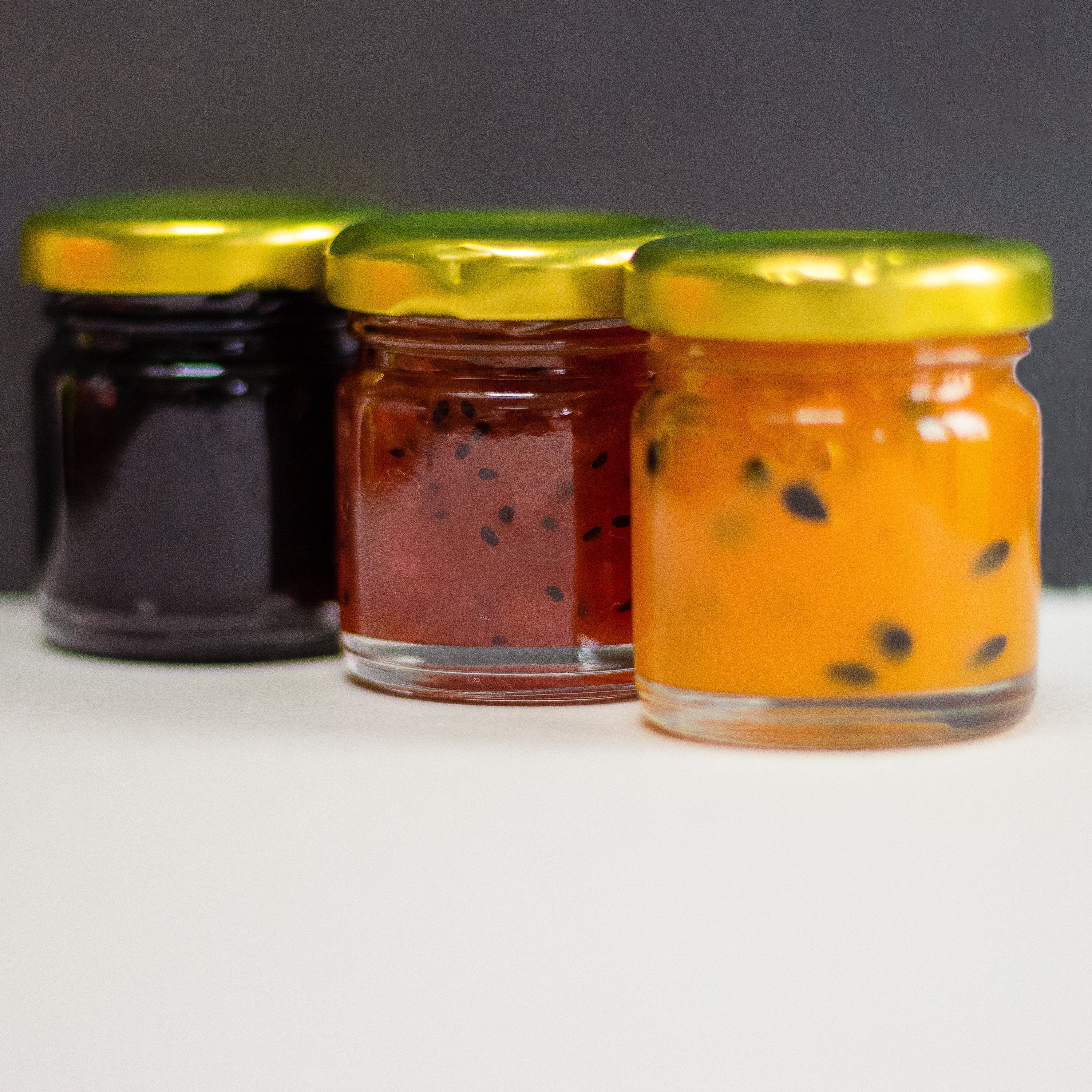 Mini Jam Gift Set Strawberry and Kiwi Mango and Passion Etsy