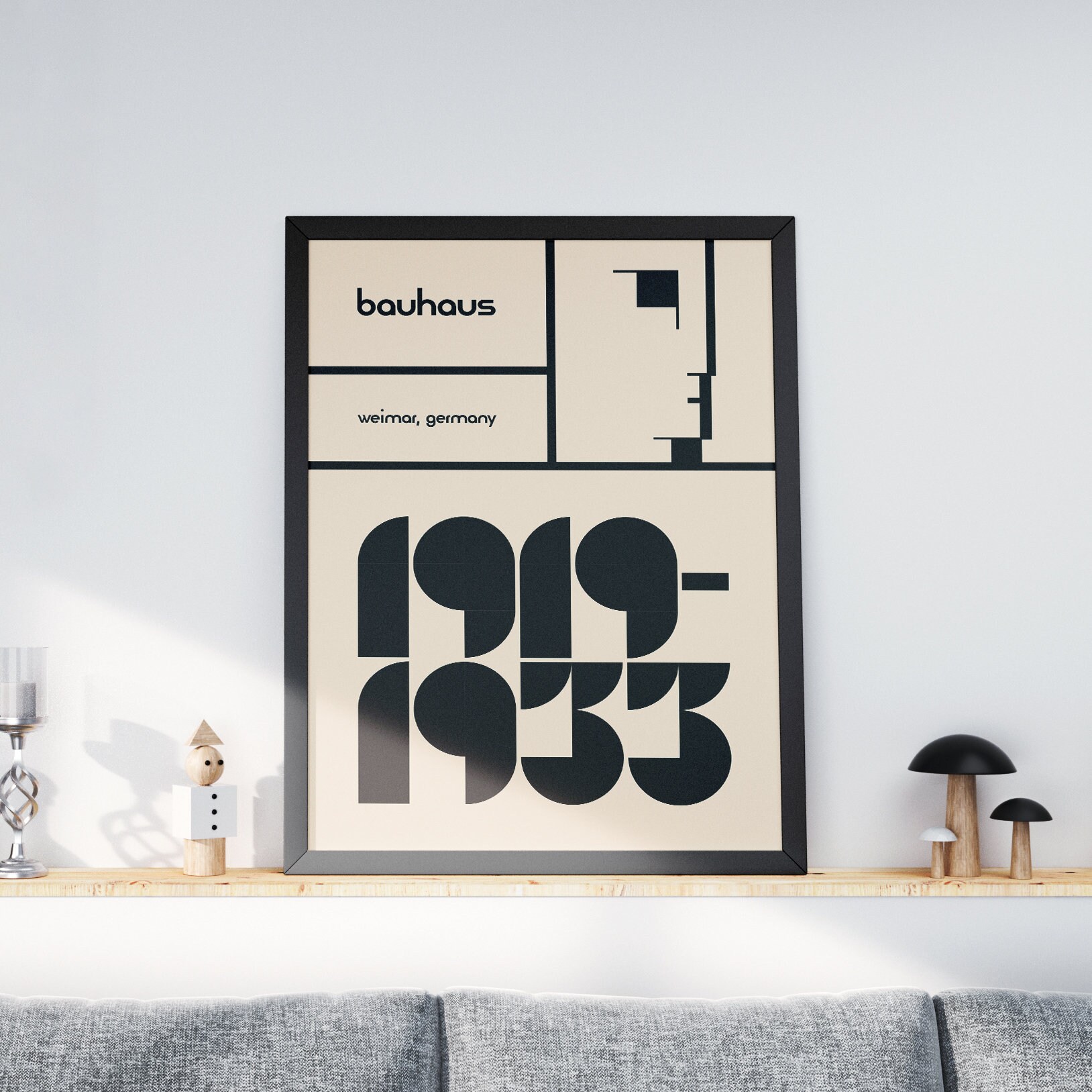 Bauhaus Art Movement Print Geometric Design 19191933 Etsy