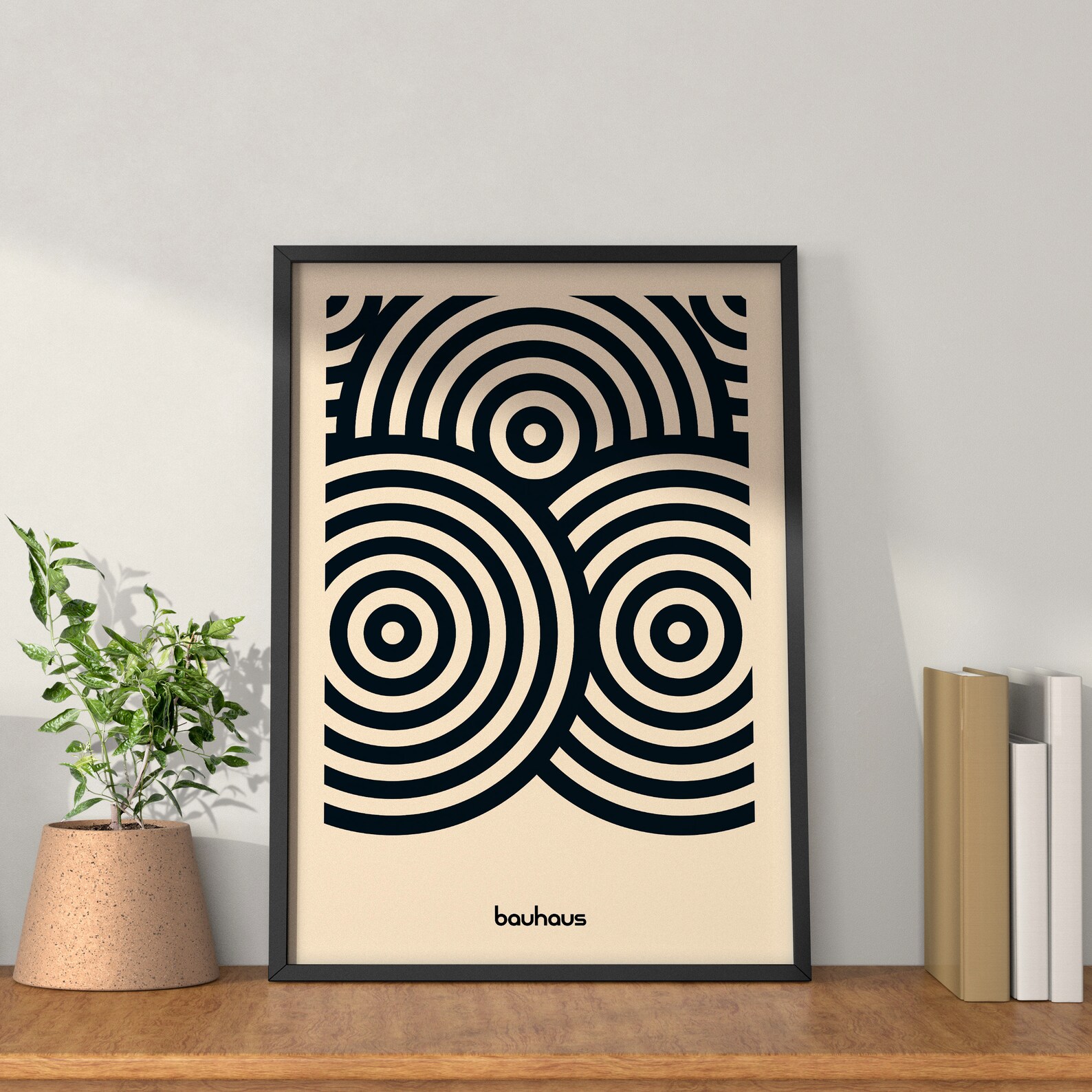 Bauhaus Art Movement Print Geometric Design Lines Circles Etsy UK