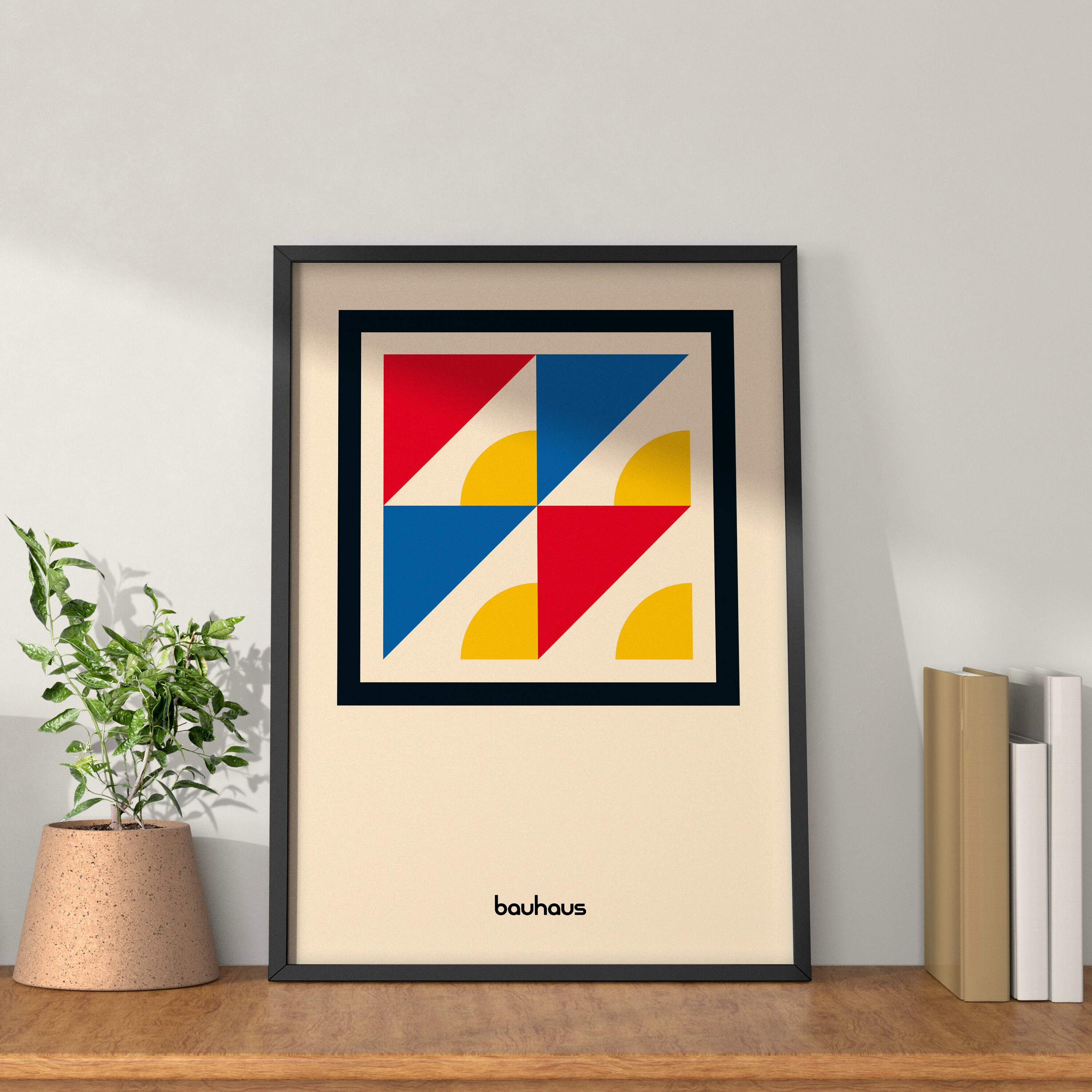 Bauhaus Art Movement Print / Geometric Design / Exhibition Etsy España