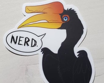 Bird Nerd Sticker - Etsy