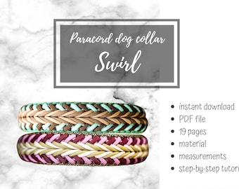 Paracord Dog Collar Swirl Tutorial: DIY Guide (PDF)