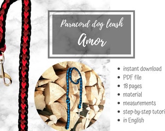 Tutorial de correa para perro de paracord: Guía de correa tejida (PDF)