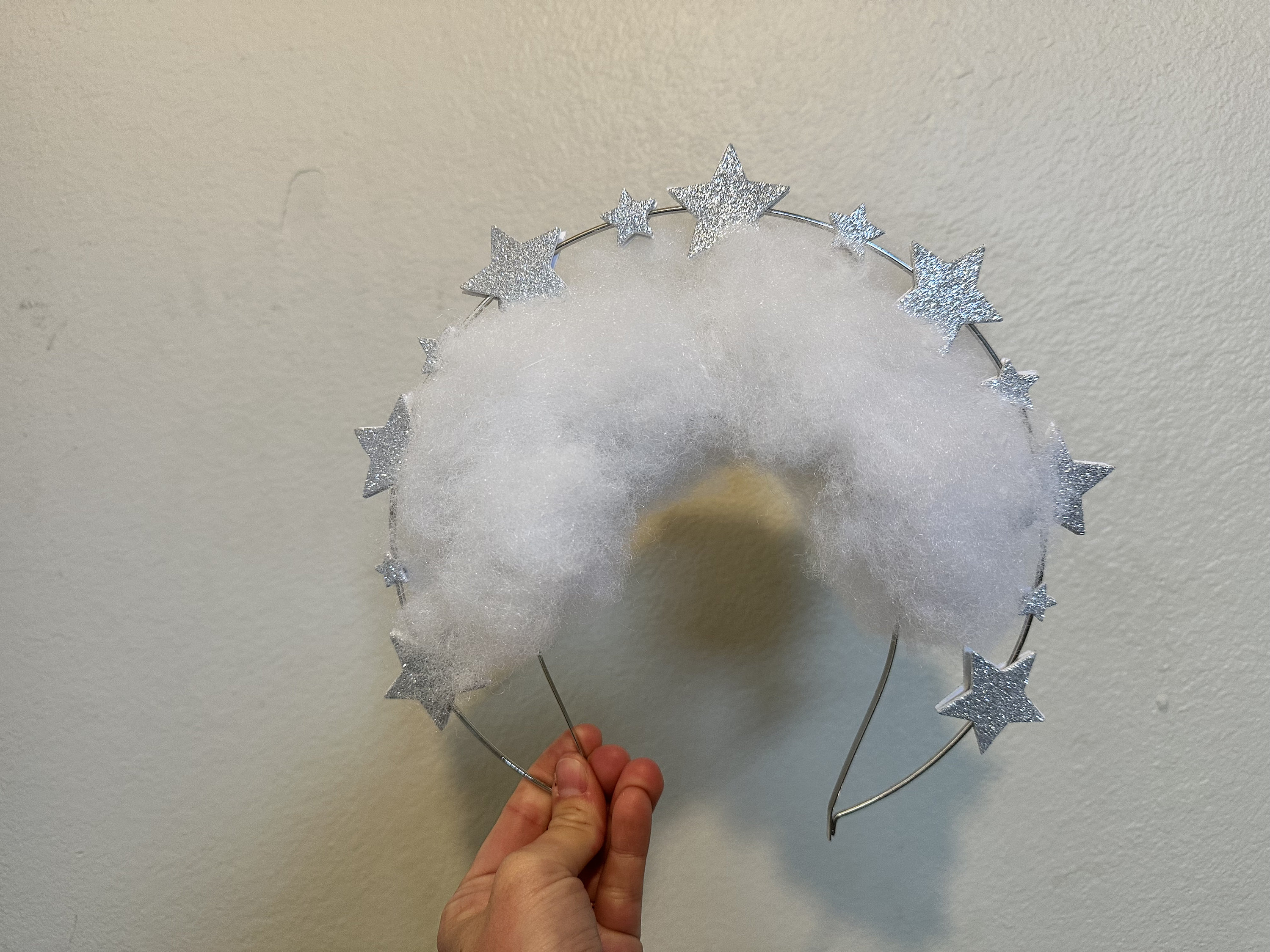 Sibba Fascia per capelli, 2 pezzi, graziose fasce con paillettes glitterate con denti, copricapo per feste di compleanno, copricapo elastico, per bambini e bambine, accessori per lo styling dei